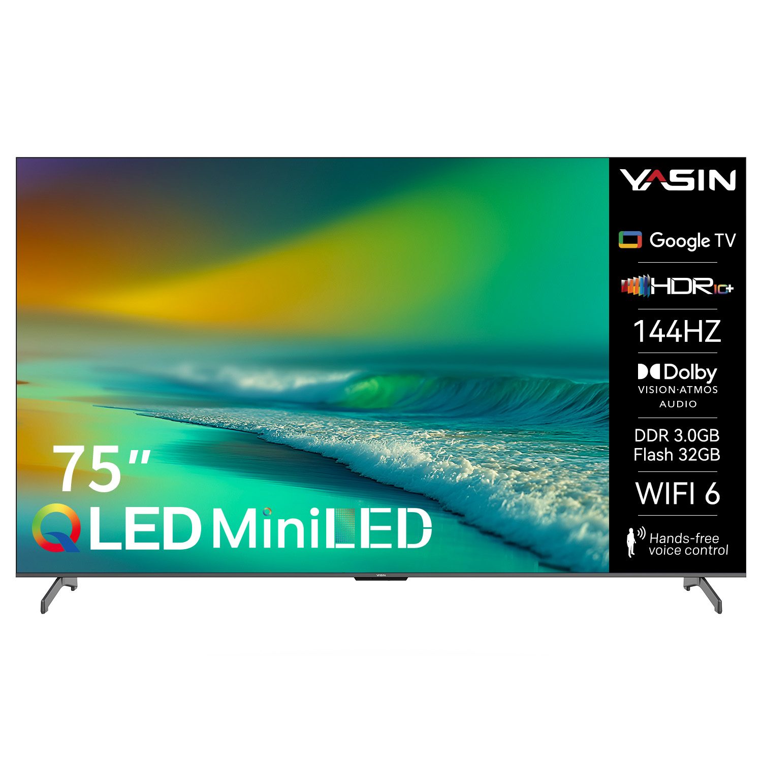 Телевизор Yasin 75M10 PRO