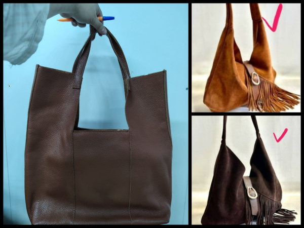 1296 G Сумка рыж/кор