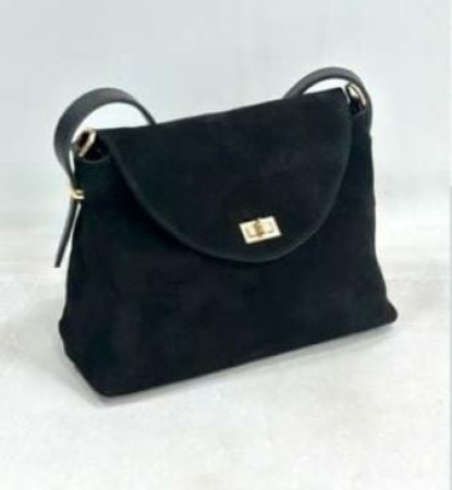771 Сумка черная замша