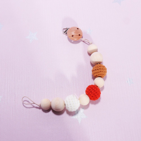 Держатель для соски оранжевый