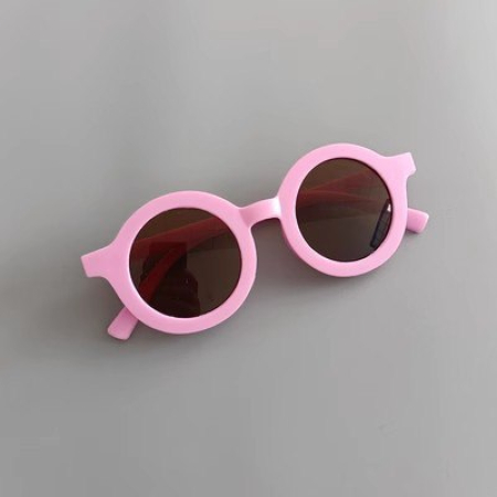 Очки солнцезащитные круглые сиреневый