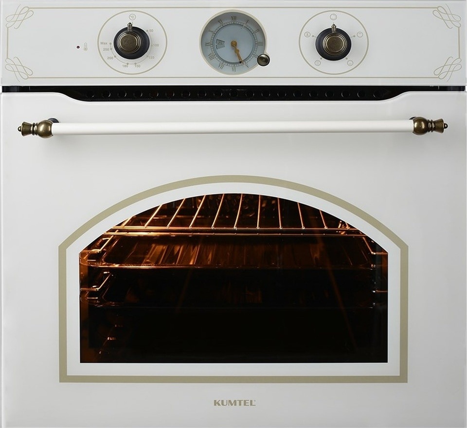 Духовой шкаф Kumtel B66-SF2 (AT) Rustic Siyah Camli белый