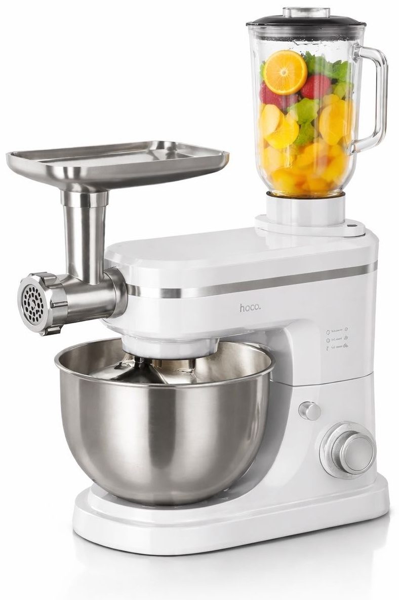 HJD75A 3in1 белый UNIVERSAL (УНИВЕРСАЛЬНЫЙ МЯСОРУБКА+ТЕСТОМЕШАЛКА HOCO)