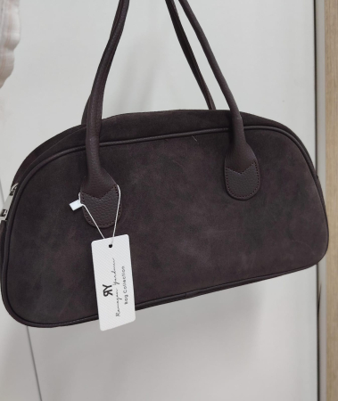 774 Сумка шоко замша