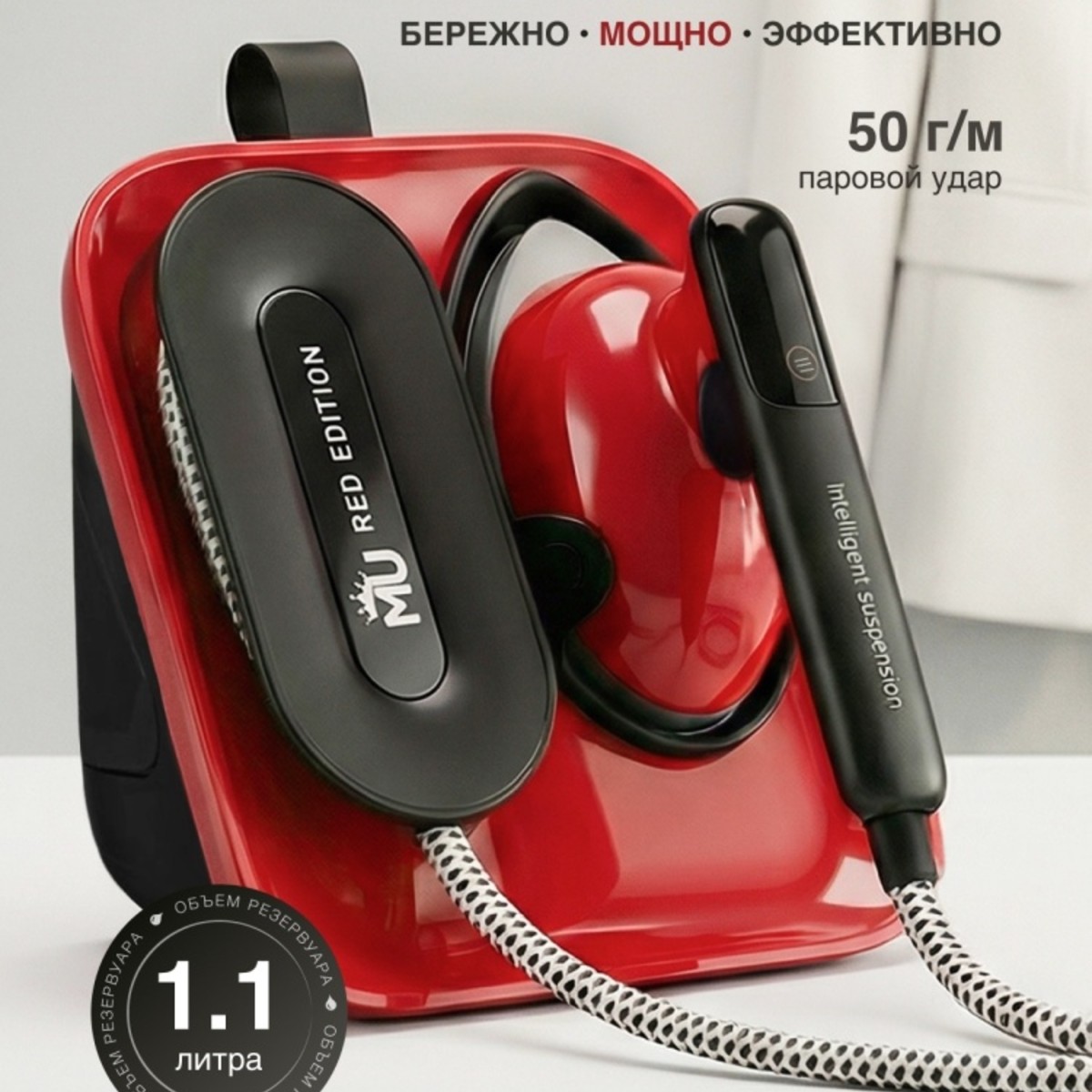 Утюг MU Red Edition красный
