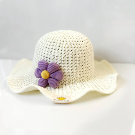 Ақ өрілген панама/ белая плетеная панама