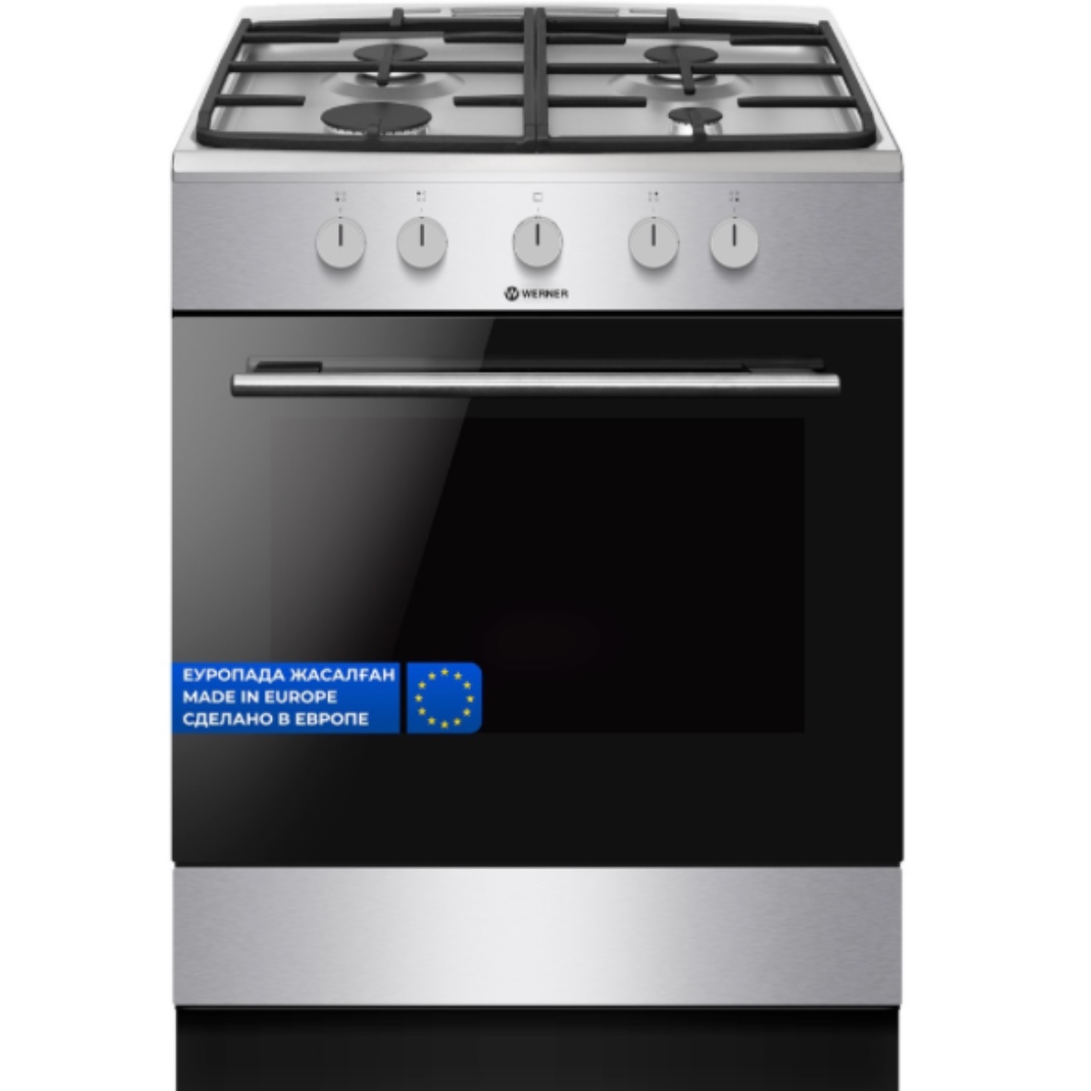 Кухонная плита Werner WCG61008G серый