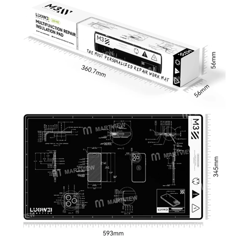Термостойкий коврик М3 (60x35cm)