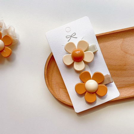 Заколки "Ромашка" (2 шт)