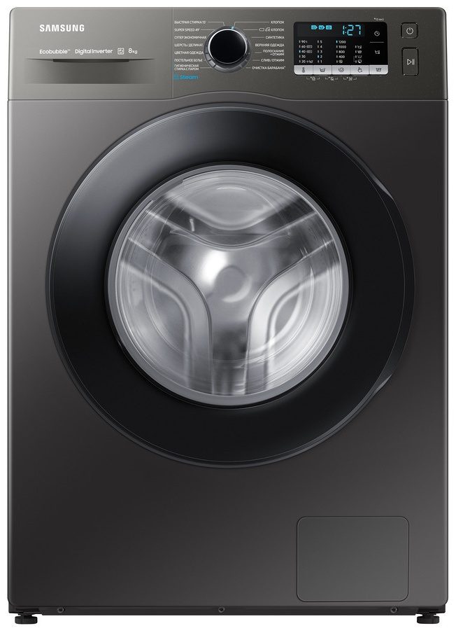 Стиральная машина Samsung WW80AKAS26AXLT черный