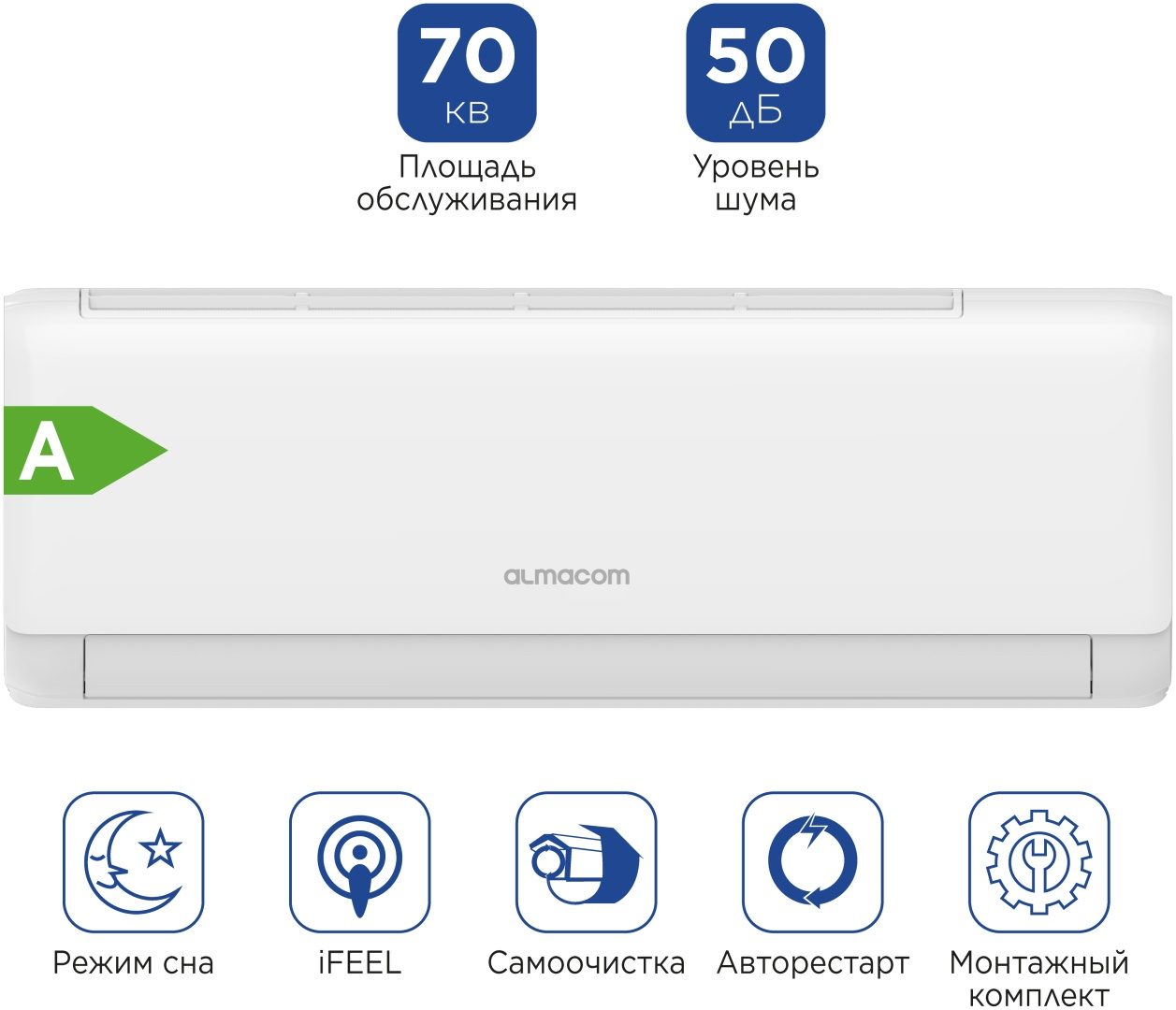 ALMACOM ACH-24QSA Wifi + монтажный комплект