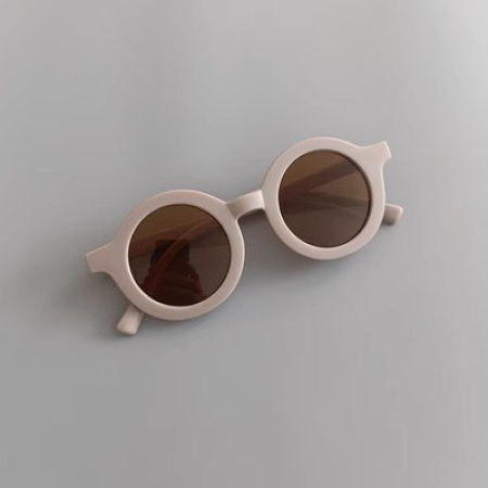 Очки солнцезащитные круглые серые